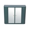 VYNXARIA Army Green Wall-Mounted Bathroom Cabinet with Mirror & Open Shelf ¨C Versatile Storage for Kitchen, Vanity, Toilet & Over-the-Sink - 4 of 4