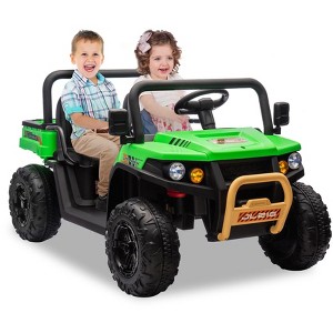 24v Ride On Dump Truck, 2 Seater Electric Ride On Car Toy for Kids, Battery Powered UTV - 1 of 4