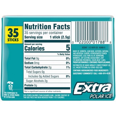 Extra Polar Ice Sugarfree Gum - 35ct_8