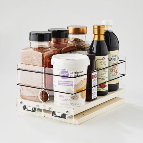 Lynk Professional Expandable 4 Tier Heavy Gauge Steel Drawer Spice Rack  Tray Organizer : Target