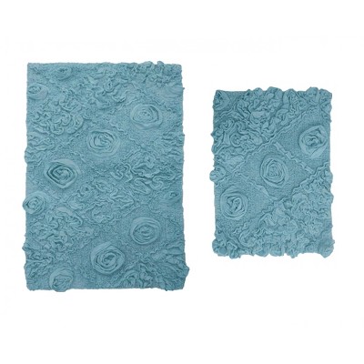 Modesto Collection Cotton Tufted Set of 3 Bath Rug Set - Home Weavers