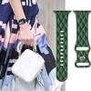 HTUTWOO Checkered Apple Watch Silicone Strap, Slim Sport Band 38/40/41/42/44/45/46/49mm for iWatch Series 11 10 9 8 7 6 5 4 3 2 1 SE Ultra - 2 of 4