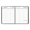 Weekly Planner Ruled for Open Scheduling, 8.75 x 6.75, Black Cover, 12-Month (Jan to Dec): 2025 - 2 of 4