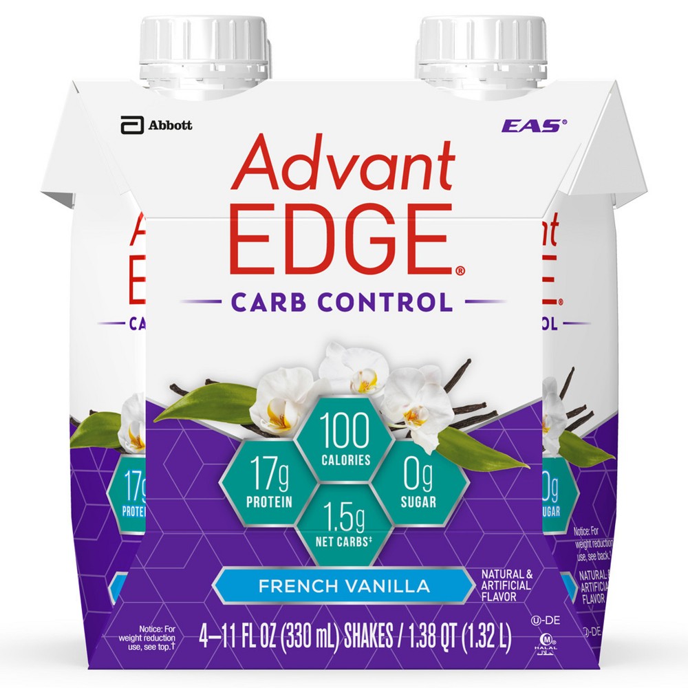 UPC 791083302333 product image for EAS AdvantEDGE Carb Control Protein Shake - French Vanilla - 11oz/4ct | upcitemdb.com