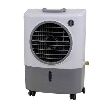 Hessaire Outdoor Portable Evaporative Cooler Humidifier with 3 Fan Speeds and Remote Control System