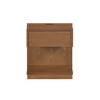 18" Wooden Modern End Table with Drawer, Open Platform Storage and USB Port for Living Room - 4 of 4