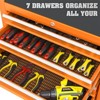Huxxion 7-Drawer Heavy Duty Rolling Tool Chest Tool Storage Box - 4 of 4