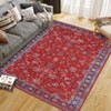 Vintage Area Rugs for Living Room Stain Vintage Washable Rugs for Dining Room Bedroom Non Slip Indoor Rugs for Office - 4 of 4