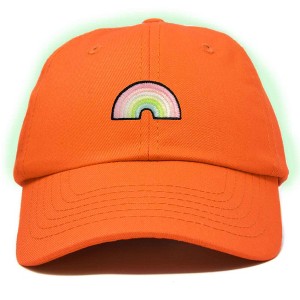 Dalix Robot Embroidered Glow in the Dark Retro Dad Hat Cotton Baseball Cap Adjustable Mens - 1 of 4
