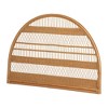 HomeStock Horizontal Lines Wall-Mounted Queen Headboard Rattan - 2 of 4