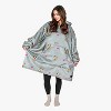 Tirrinia Wearable Blanket Oversized Hoodie for Adults, Patterns Sweatshirt Blanket, as Warm & Funny Gifts for Men Women Girlfriend - 2 of 4