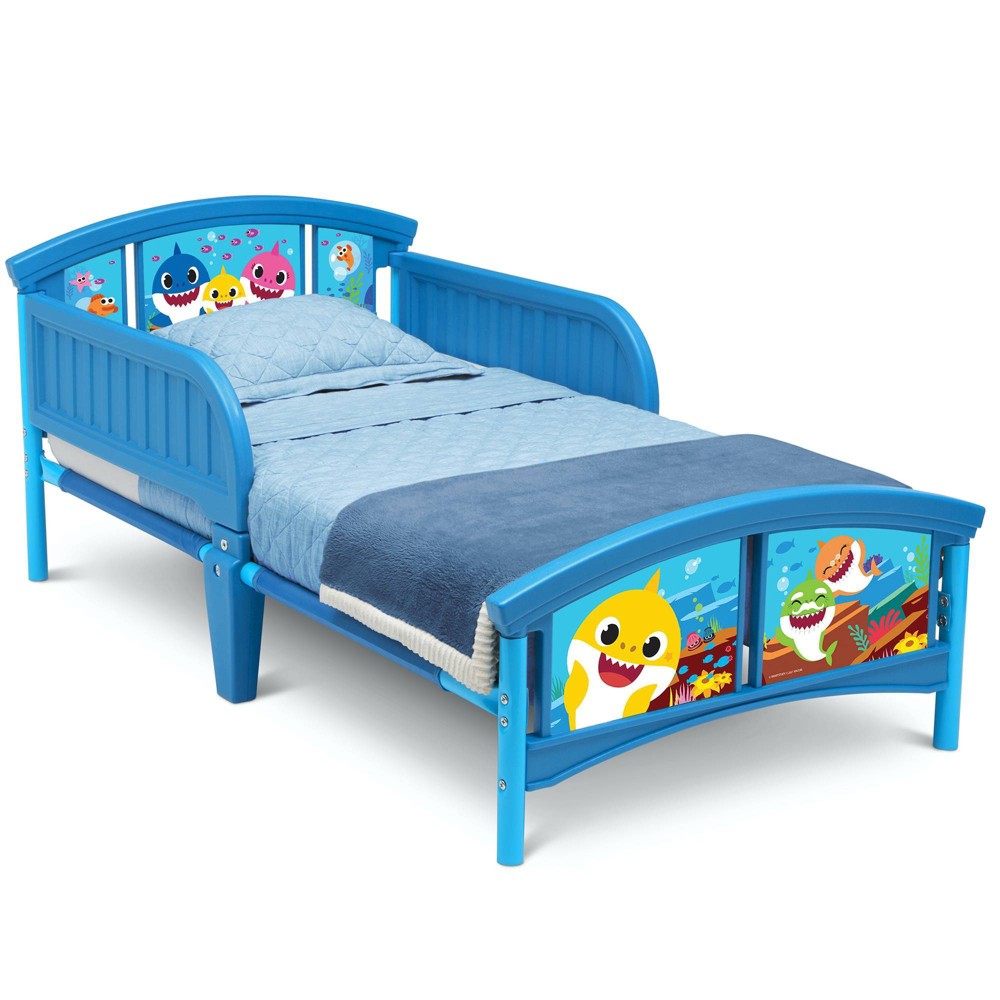 Photos - Bed Frame Delta Children Baby Shark Platic Toddler Bed