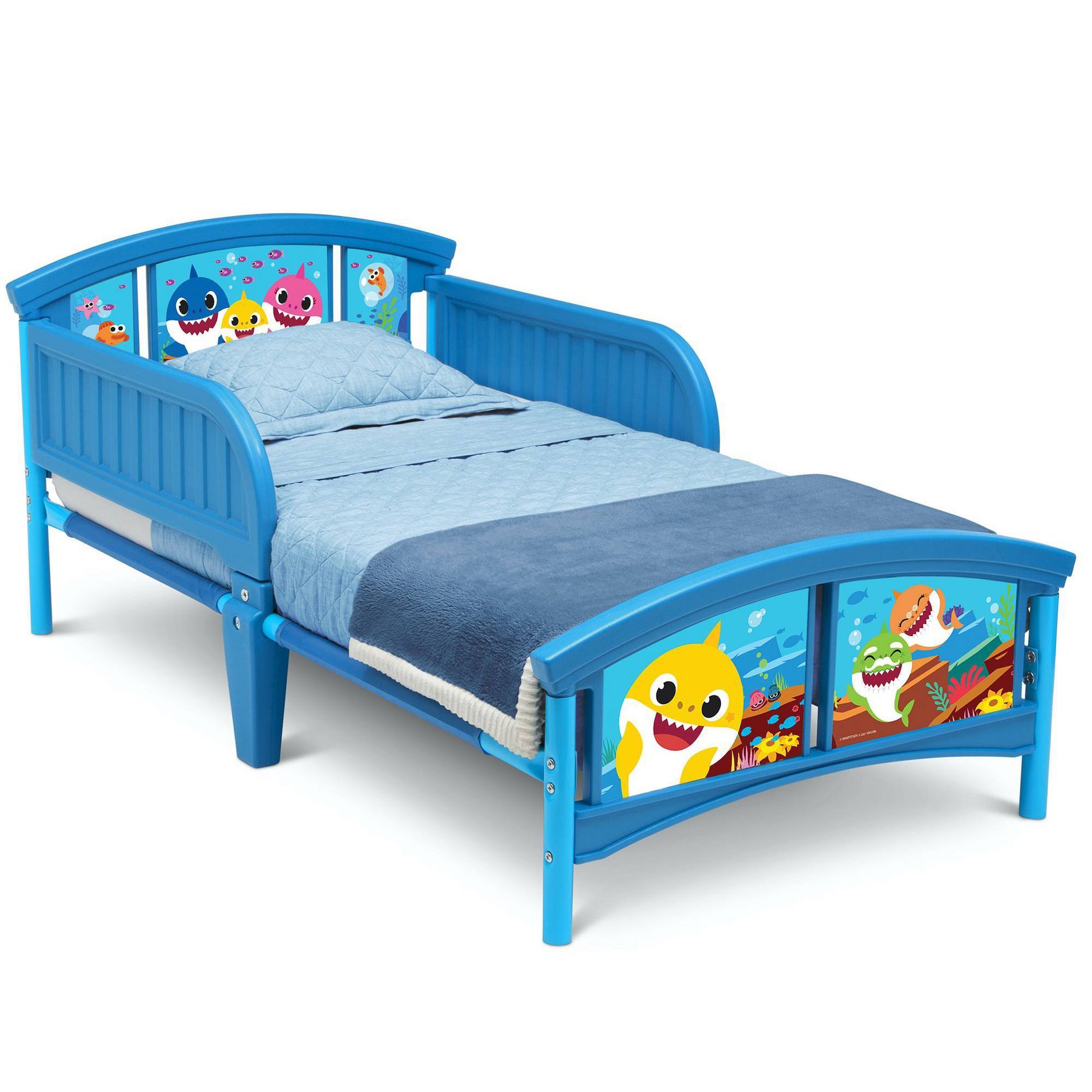 Delta Children Plastic Toddler Bed - Baby Shark