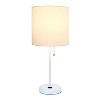 Creekwood Home Oslo 19.5" Power Outlet Base Metal Table Desk Lamp with Shade - 4 of 4