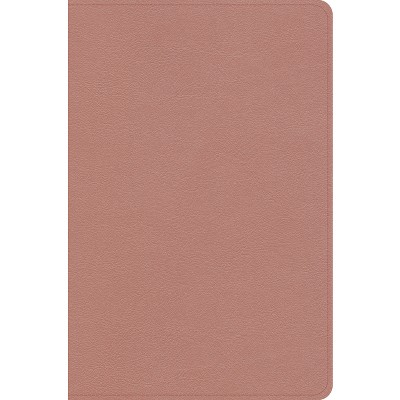 CSB Study Bible, Personal Size, Digital Study Edition, Rose Gold Leathertouch - by  Csb Bibles by Holman (Leather Bound)