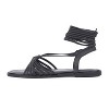 Fashion To Figure Women's Daria Strappy Flat Sandal - Wide Width - 3 of 4