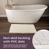 Lavish Home 2-Piece Chenille Memory Foam Bathroom Rugs Set - 4 of 4