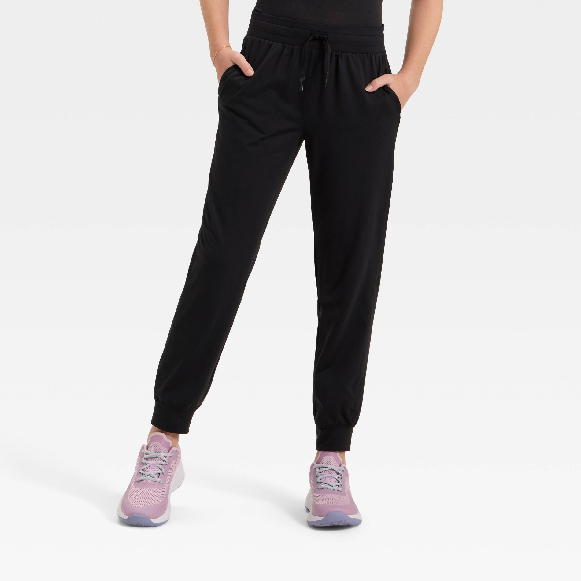 Girls' Soft Stretch Jogger Pants - All In Motion™