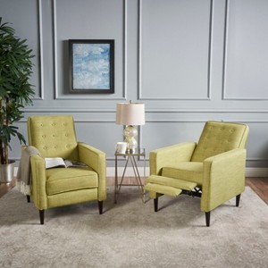 Set of 2 Mervynn Mid-Century Recliner - Christopher Knight Home - 1 of 4