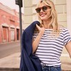 Lands' End Women's Relaxed Supima Cotton Crew Neck T-Shirt - 4 of 4