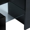 Syemin TV Stands and Consoles Fashionable TV Stand Cabinet Perfect for Stylish Living Rooms blends Style Function, Black, 56"*18"*5.8" - 4 of 4