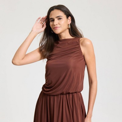 Women's Draped Front Knit Sleeveless Top - A New Day™
