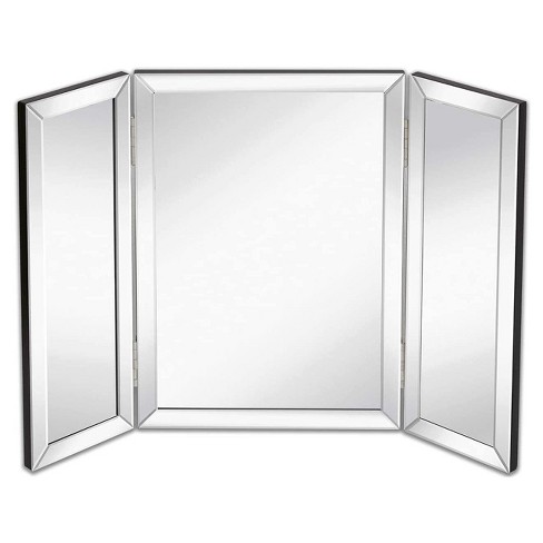 Hamilton Hills 21'' X 30'' Silver Trifold Mirror : Target