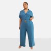Rebdolls Women's Padma Linen Belted Jumpsuit - 2 of 4