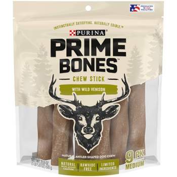 Prime Bones Antler Venison Chewy Dog Treat - M