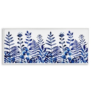 Stupell Industries Blue Sprouting Botanical Herbs Framed Giclee Art - 1 of 4