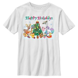 Boy's Pokemon Happy Holidays Crew T-Shirt - 1 of 4