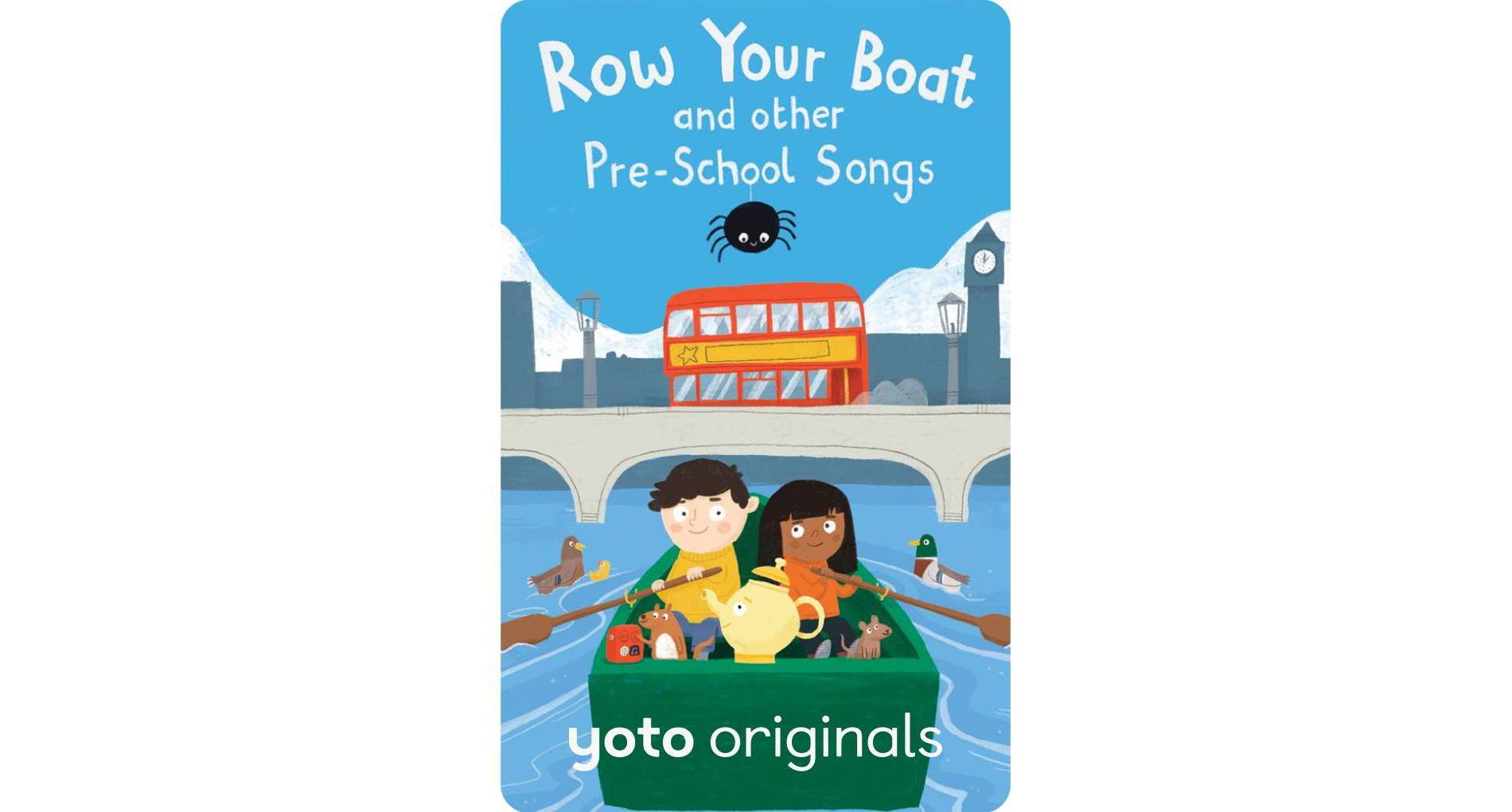 Yoto Row Your Boat and Other Pre-School Songs Audio Card: Kindergarten Music Ages 2-5