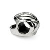 Black Bow Jewelry Sterling Silver Racing Helmet Bead Charm - 2 of 4