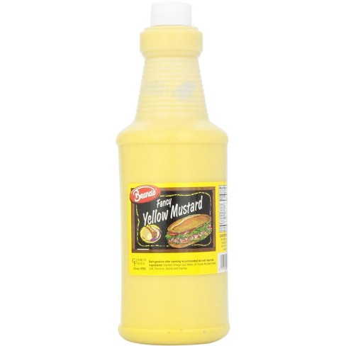 Beanos Yellow Mustard Fancy - Case of 4 - 32 oz - image 1 of 2