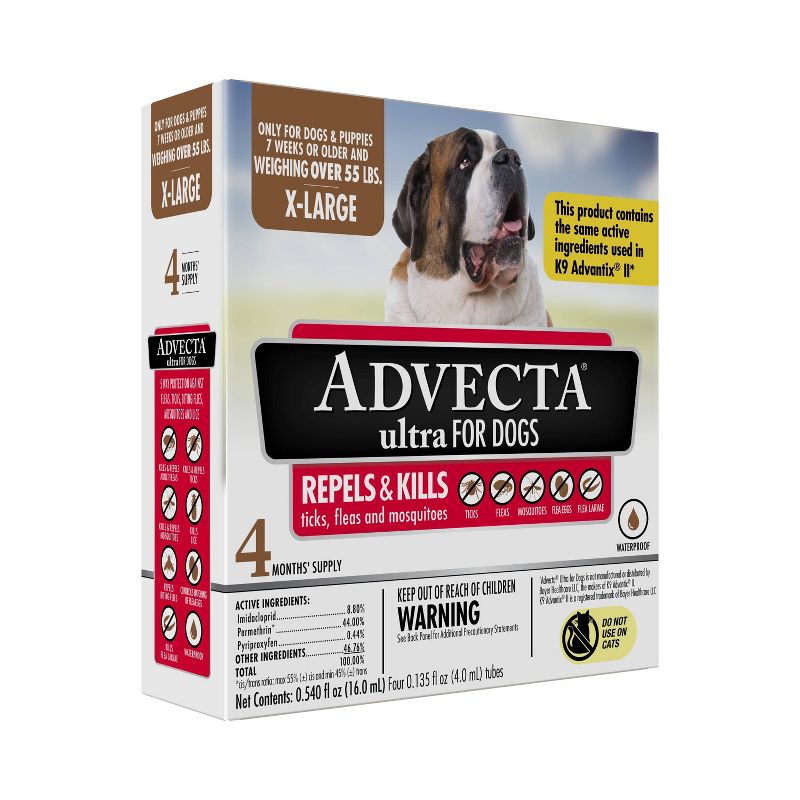 Advecta Pet Insect Flea Drops Treatment for Dogs - 4ct, 6 of 10