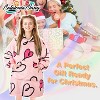 Catalonia Kid Wearable Blanket Hoodie Sweatshirt, Oversized Fleece Girl Soft Hoodie Sweatshirt with Large Front Pocket, Cozy Gift for Teen Boy Girl - 4 of 4