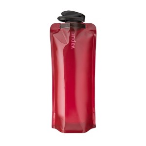 Vapur Anti-Bottle Collapsible Water Bottle 34 oz. Burgundy (10279) - 1 of 4