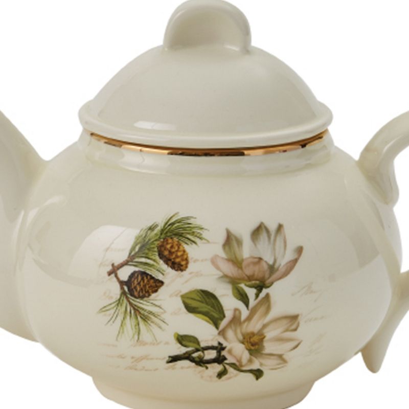Park Designs Wintertime Teapot - Off-White, 3 of 4