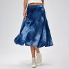 Women's Tie-Dye A-Line Midi Skirt - Wild Fable™ Navy Blue - 3 of 4