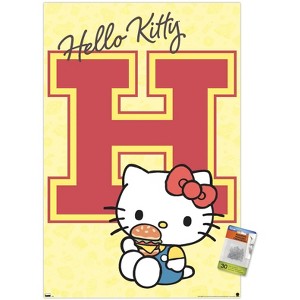 Trends International Hello Kitty and Friends: 24 College Letter - Hello Kitty Unframed Wall Poster Prints - 1 of 4