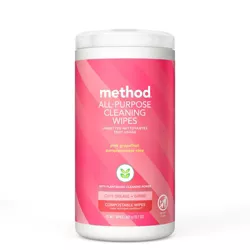 Method All Purpose Wipes Pink Grapefruit - 70ct