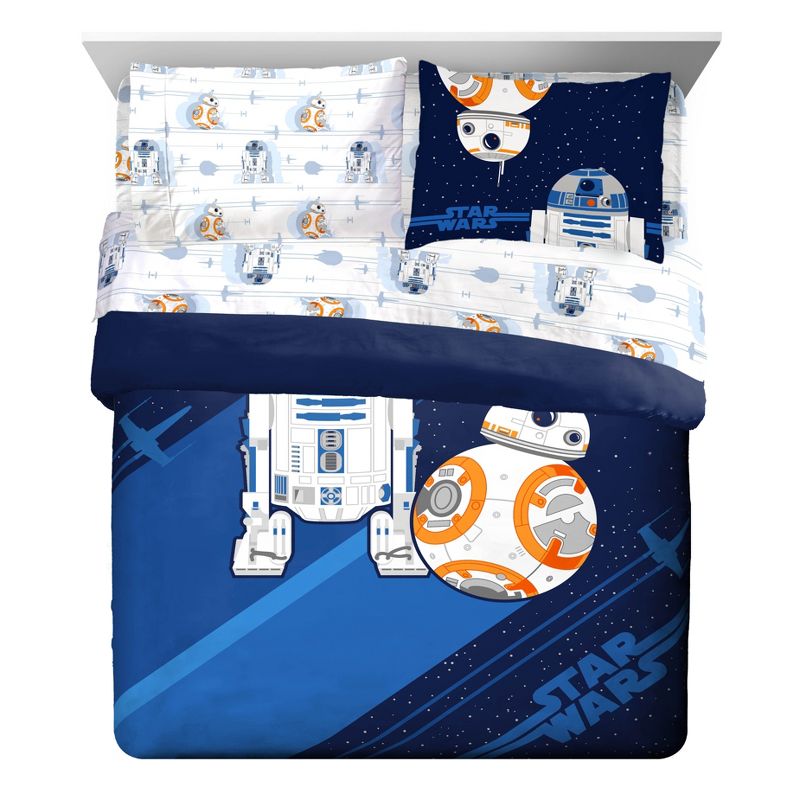 Saturday Park Star Wars Droids 100% Organic Cotton Bed Set, 3 of 12