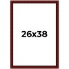 PosterPalooza | Weathered Red Picture Frame - UV Acrylic, Foam Board Backing, Hanging Hardware - 2 of 4