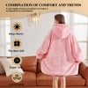 Inhand Wearable Blanket Hoodie for Adult Flannel Oversized Hoodie Sweatshirt Blanket with Pockets Birthday Gifts for Women - 3 of 4