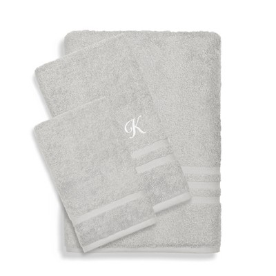 Linum Home Textiles 100% Turkish Cotton 3PC Denzi Towel Set