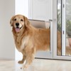 VEVOR Dog Door for Sliding Glass Door, 75 7/8"-80 11/16" Adjustable Height Doggy Door for Sliding Doors, White - 2 of 4