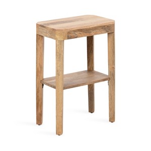 Kate and Laurel Talcott Wood Side Table - 1 of 4