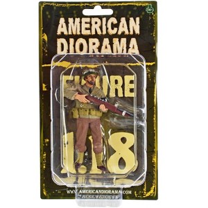 WWII Military Police Figure IV For 1:18 Scale Models by American Diorama - 1 of 3