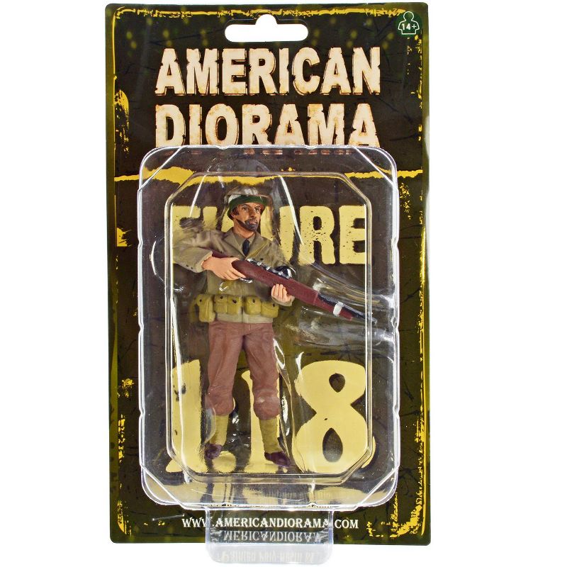 WWII Military Police Figure IV For 1:18 Scale Models by American Diorama, 1 of 4