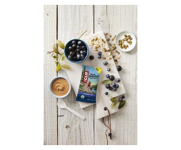 CLIF Bar Fruit Smoothie Filled Wild Blueberry Acai Energy Bars - 5ct